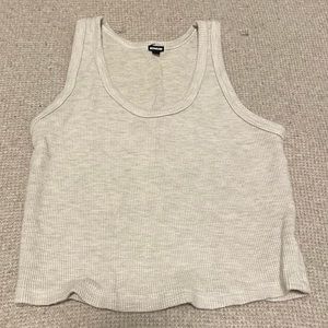 Monrow Oatmeal Grey Tank
